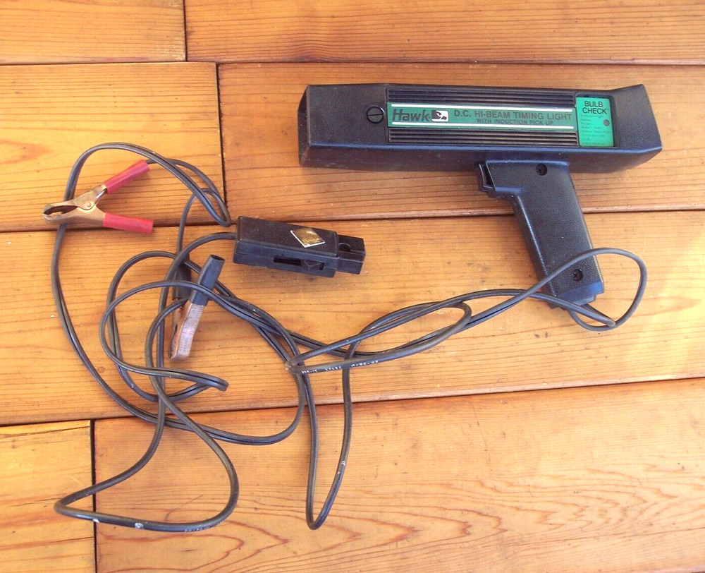 Hawk DC Powered Hi-Beam Engine Timing Light - Vintage as Is ***FAST SHIP***