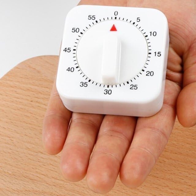 2Pcs Kitchen Cooking Timer Clock Mechanical Alarm 60 Minutes Count Down Counter