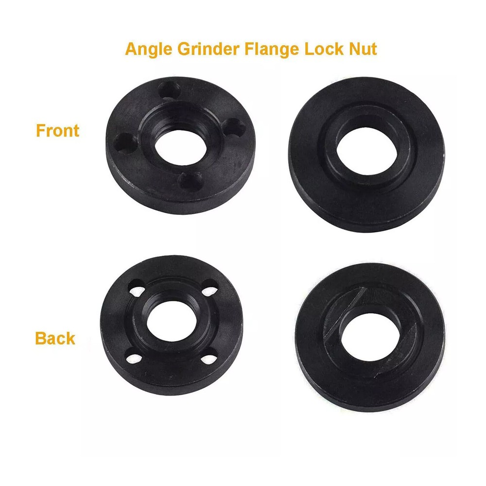 20x 5/8-11 Angle Grinder Flange Lock Inner Outer Nut For Power Tools