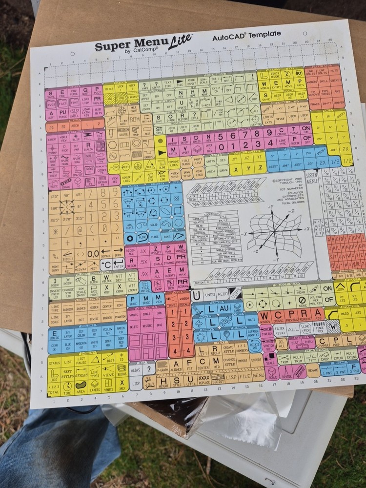 Tri-Star Computer Corp Digi-Tab II Digitizing Tablet (CalComp Model 33120)