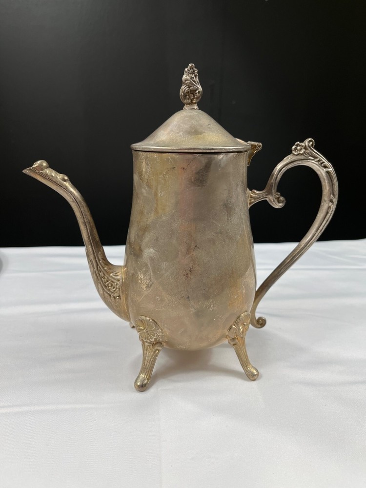 Antique Silver Plated Tea Set SKU 7380