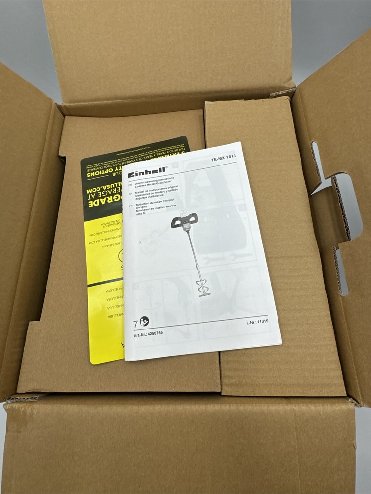 Einhell 18v Cordless Mortar/grout Mixer
