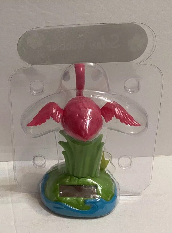 Flamingo~Solar Powered Bobble Toy! New