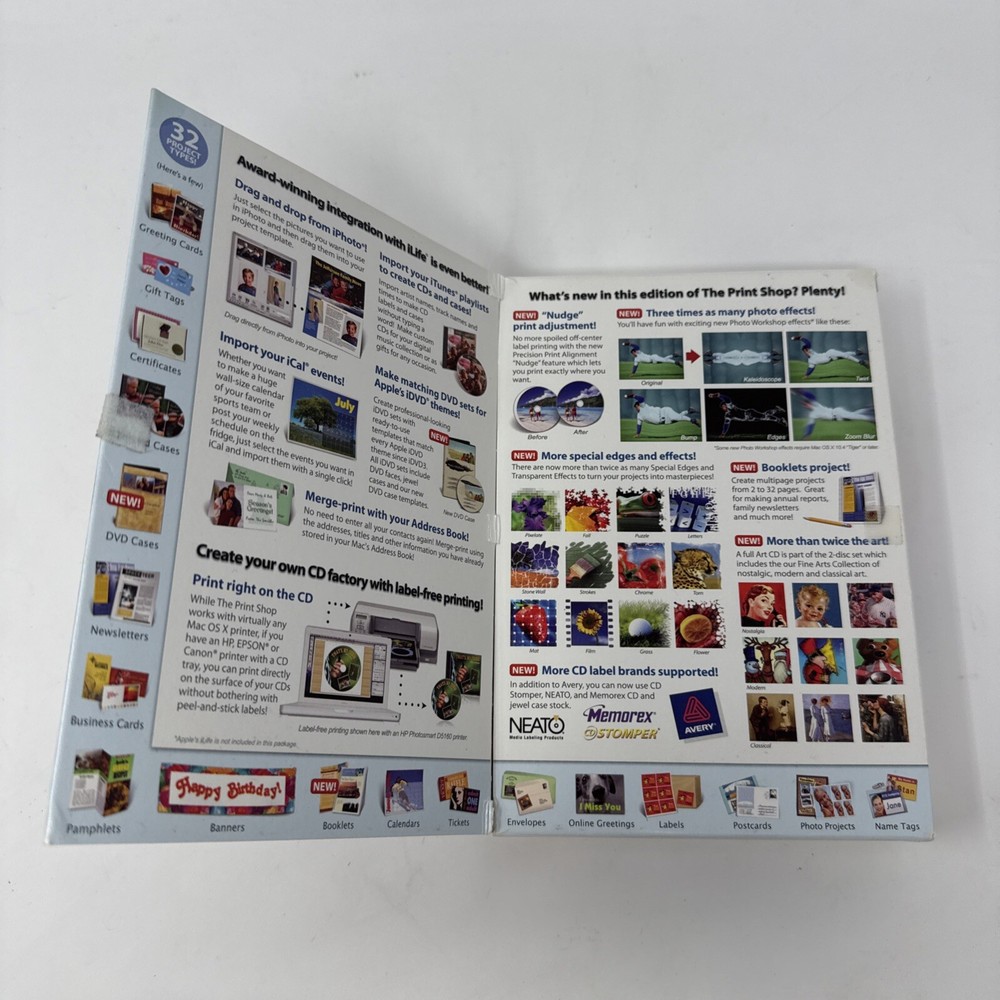 Broderbund - The Print Shop for Mac Version 2 Software Mackiev Mac OS