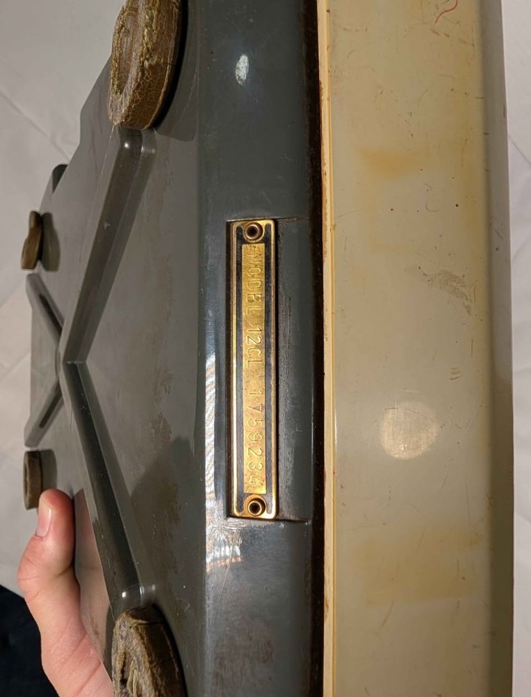 Walther Comptograph Adding Machine Model 12CL Vintage Mechanical Printing Office