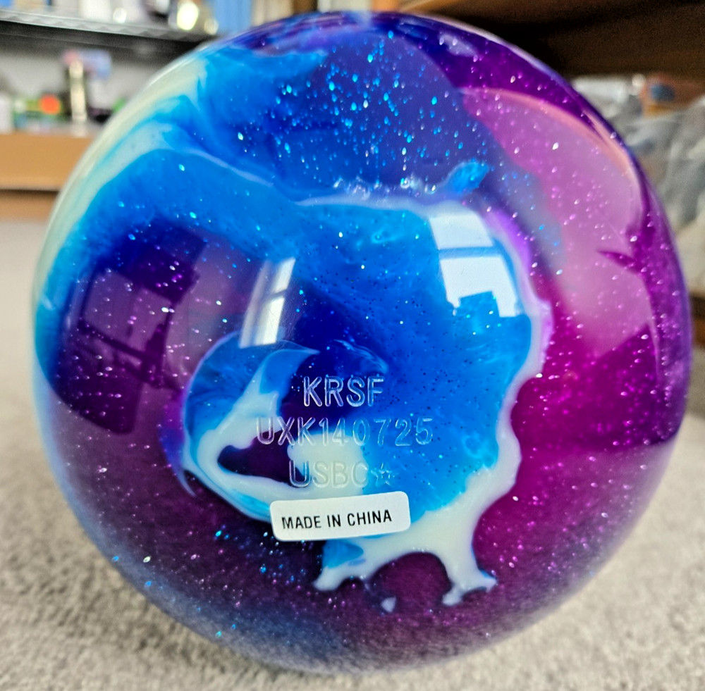 Strikeforce Plastic Ball - Purple/Royal/Silver