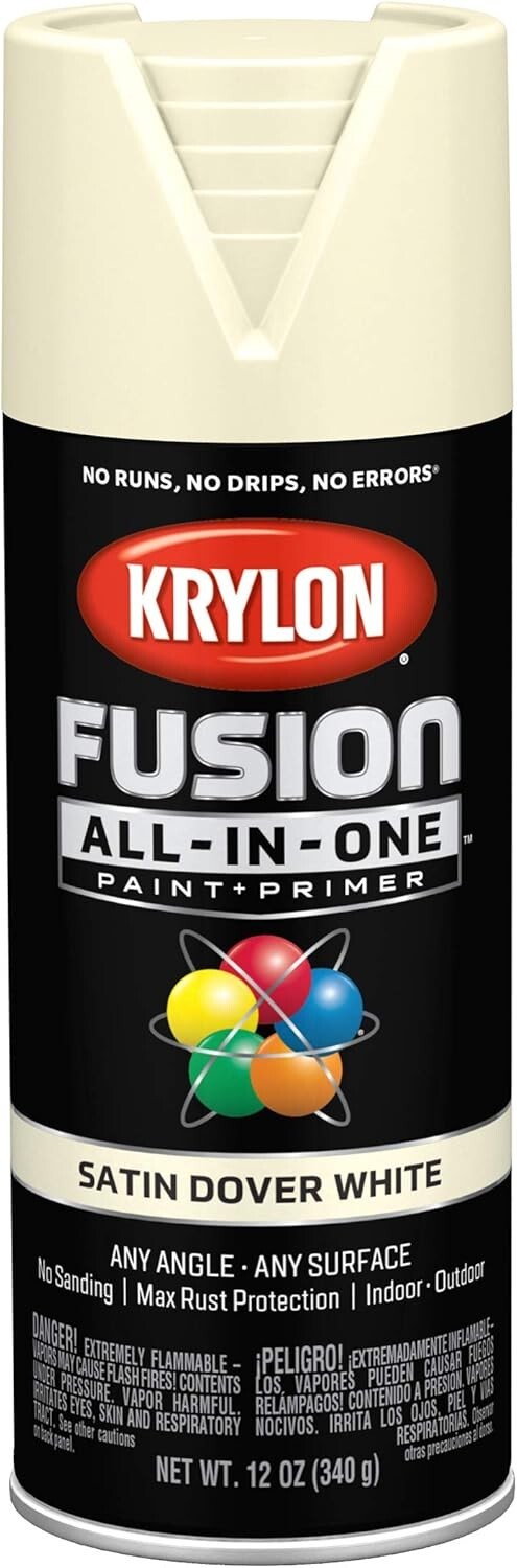 Krylon Fusion All In One Spray Paint 5x stornger 12 Oz, 65+ Colors (Choose your)