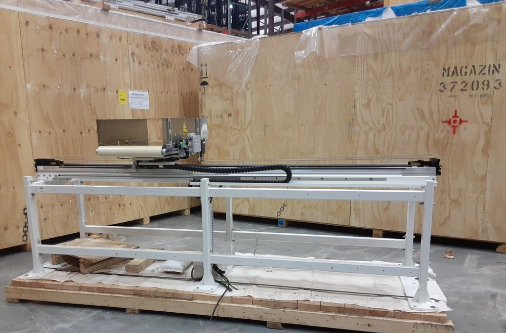 Unknown 110X45X26 Automated Transfer Conveyor, 110" Large 26" Width