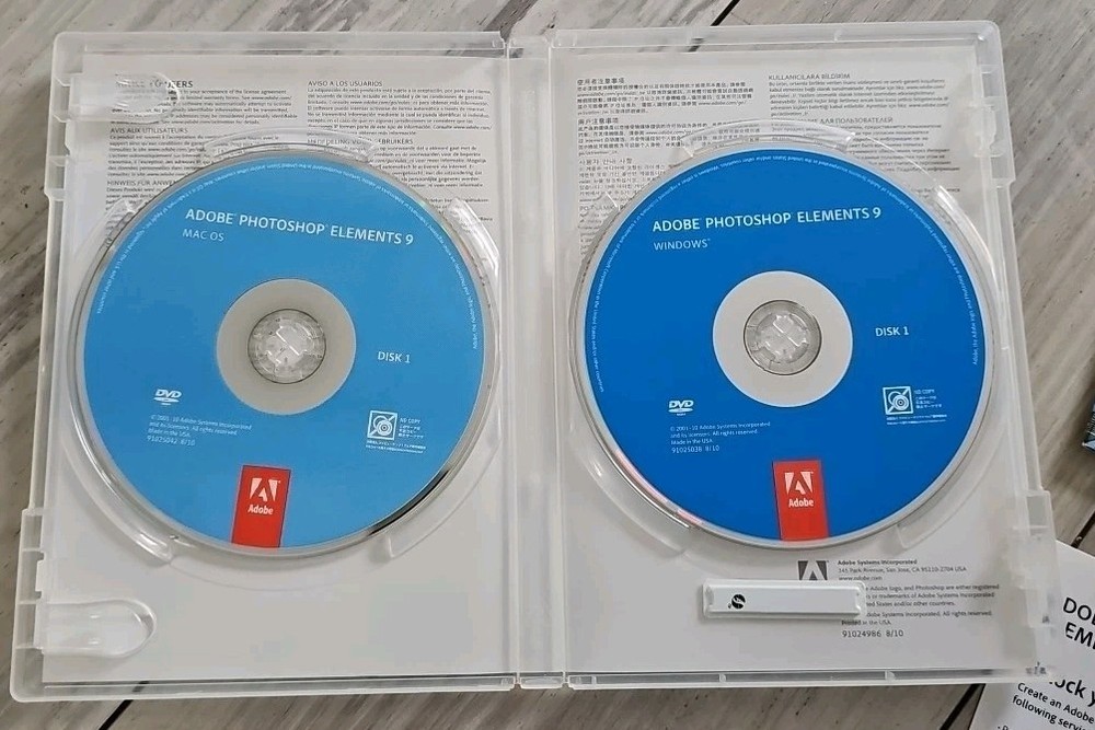 Adobe Photoshop Elements: 9 Photo editing Software (PC, 2010) P