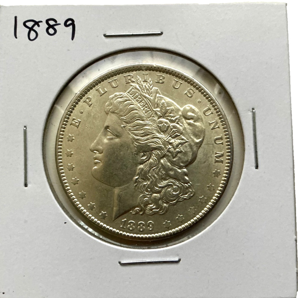 1889 P Morgan 90% Silver Dollar Crisp Strike & Sharp, Strong MS Features