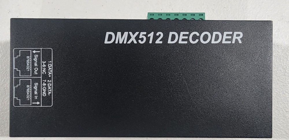 DMX 512 Digital Display Decoder Dimming Driver DMX512 Controller for LED RGBW
