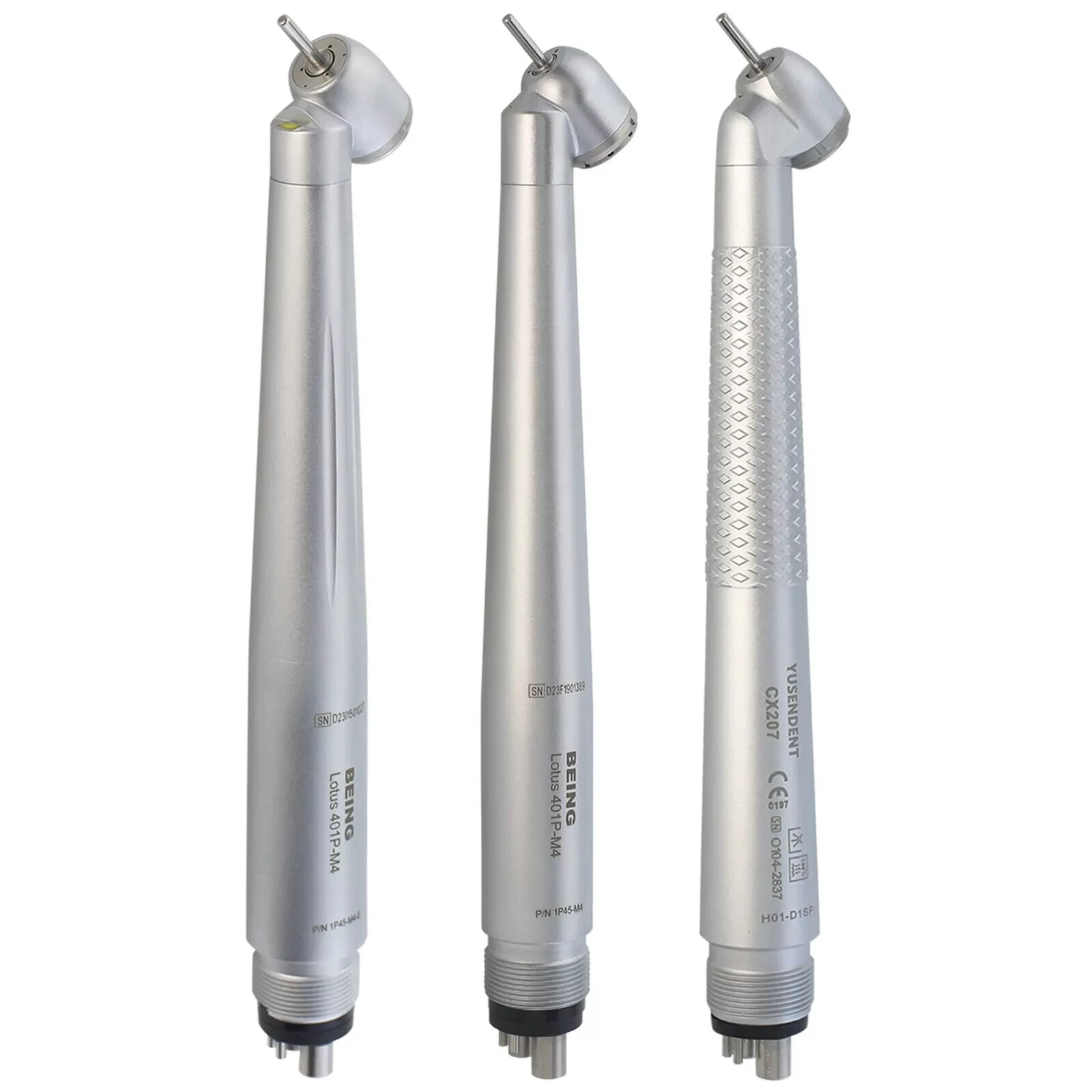 COXO Dental Surgical Handpiece 45 Degree Angle 4Hole Midwest LED Reverse Air NSK
