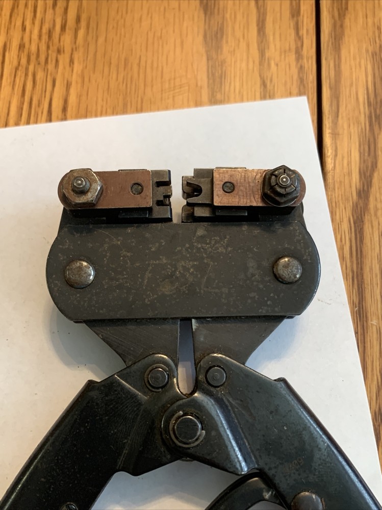 TYCO, Ratcheting, Hand Crimp Tool, AMP 656–1-E Type OB MOD-E Hand Crimp Tool