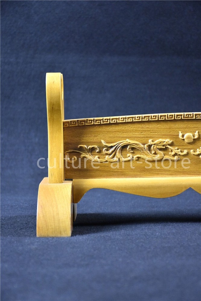 Single layer Double Dragon wood stand
