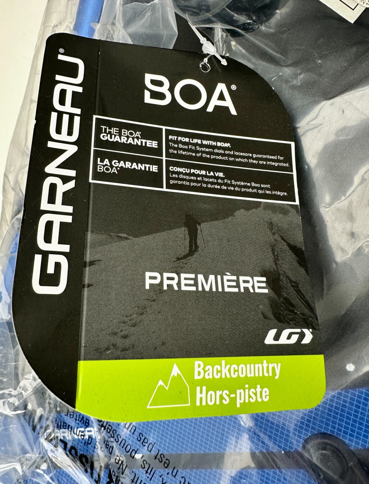 Garneau Boa Mens Blizzard III Snowshoes Blue/Black Size 1036 (User 200-300lbs)