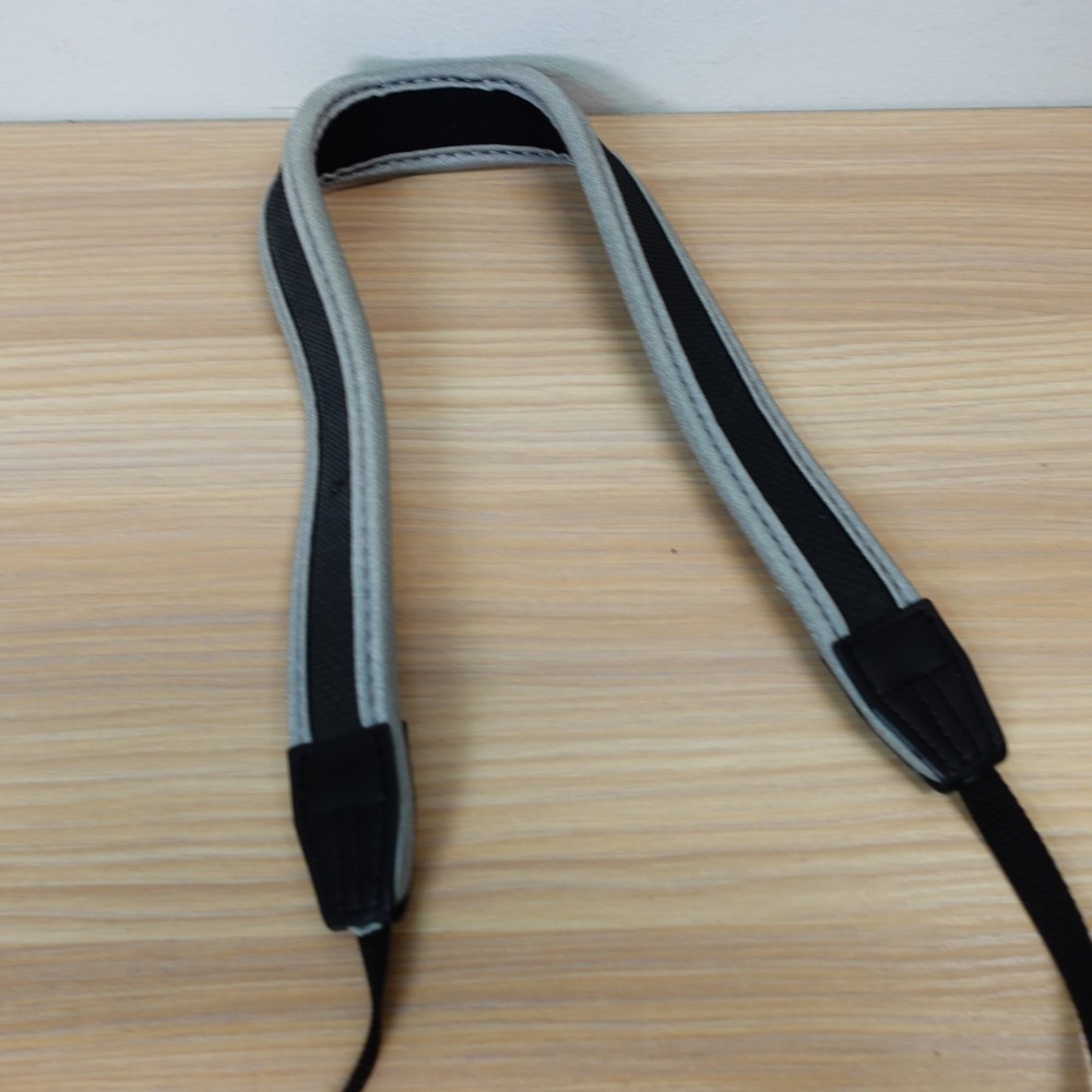 Camera Strap Replacement QUANTARAY Black Grey Neck Shoulder Nylon Handle 18 in