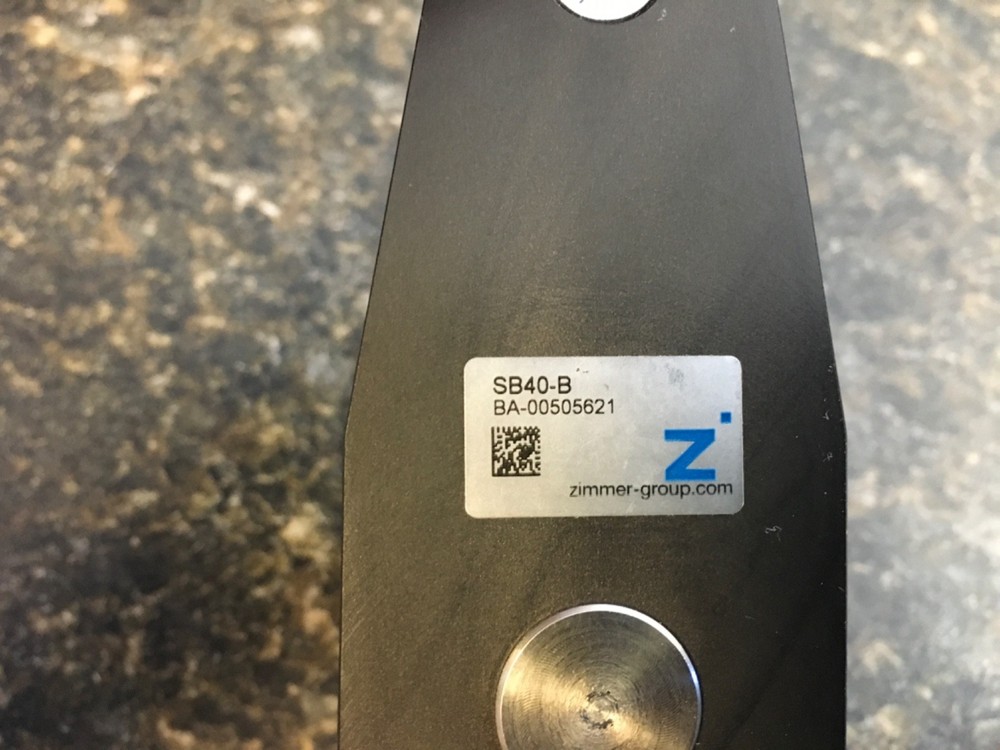 Zimmer SB40-B Automatic Swivel Jaws (KB)