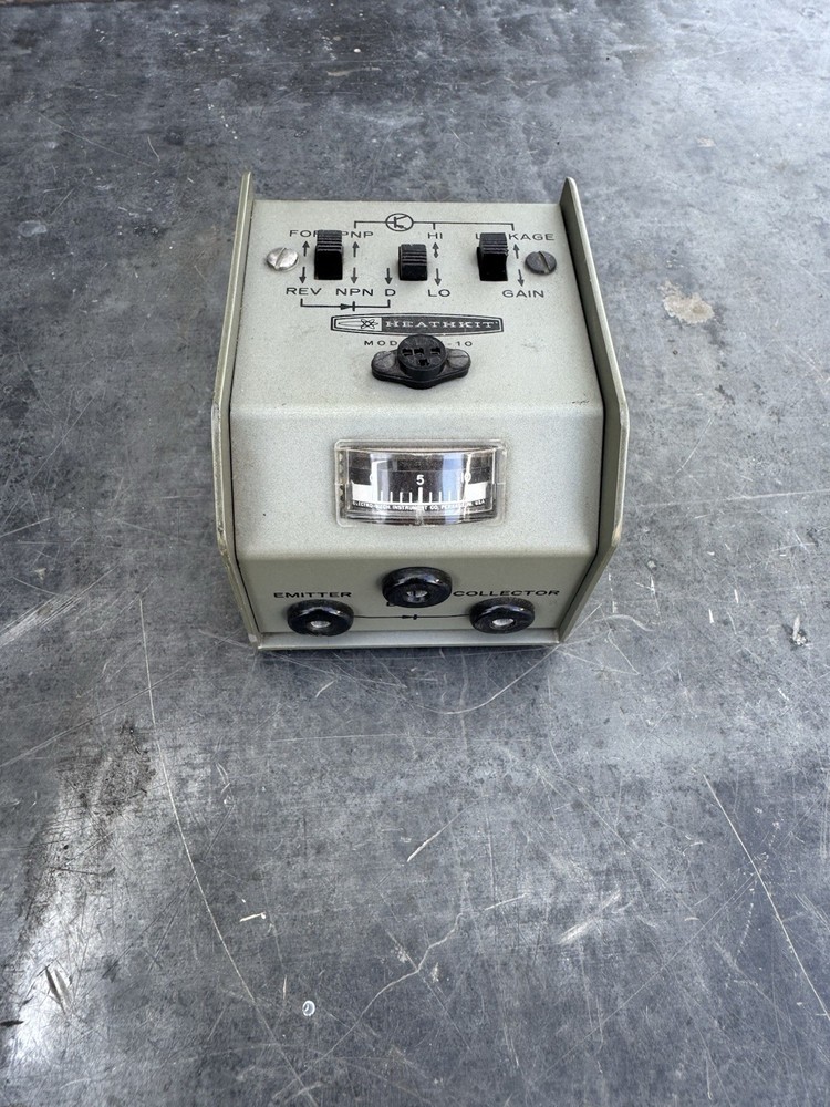 Heathkit Daystrom Model IT-10 Transistor-Diode Checker Untested
