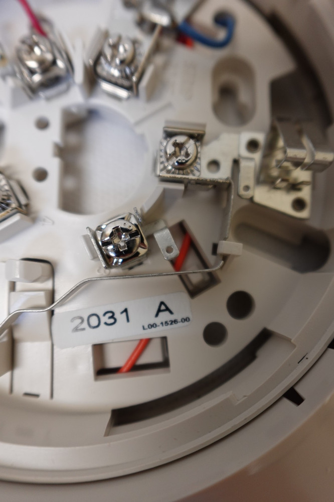 Smoke Detector Base, 6", 4 Wire W/Relay, 24 Volt. System Sensor Model #B112LP