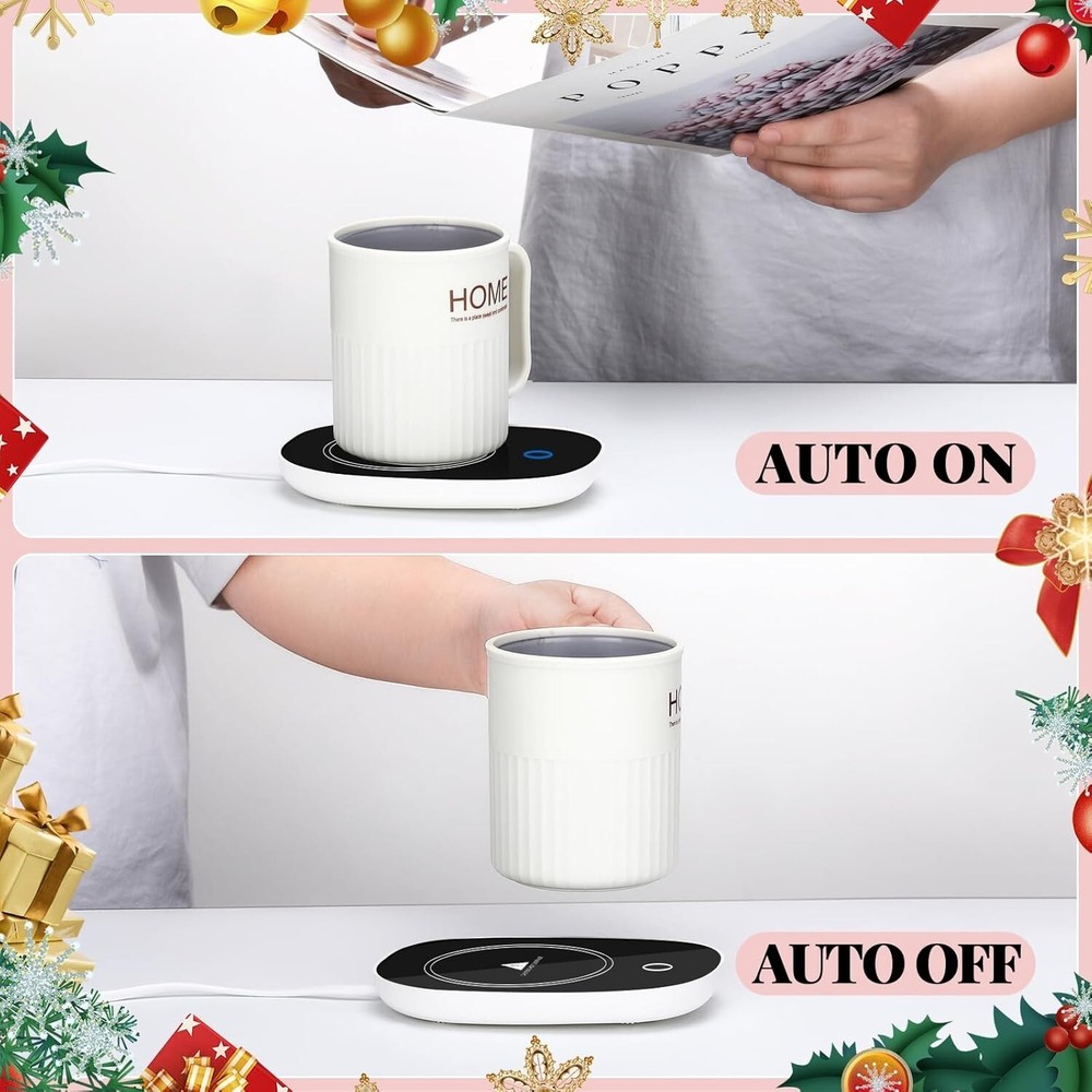 Coffee Mug Warmer - Fastest Heating & Highest Temperature, Coffee Cup Warmer for