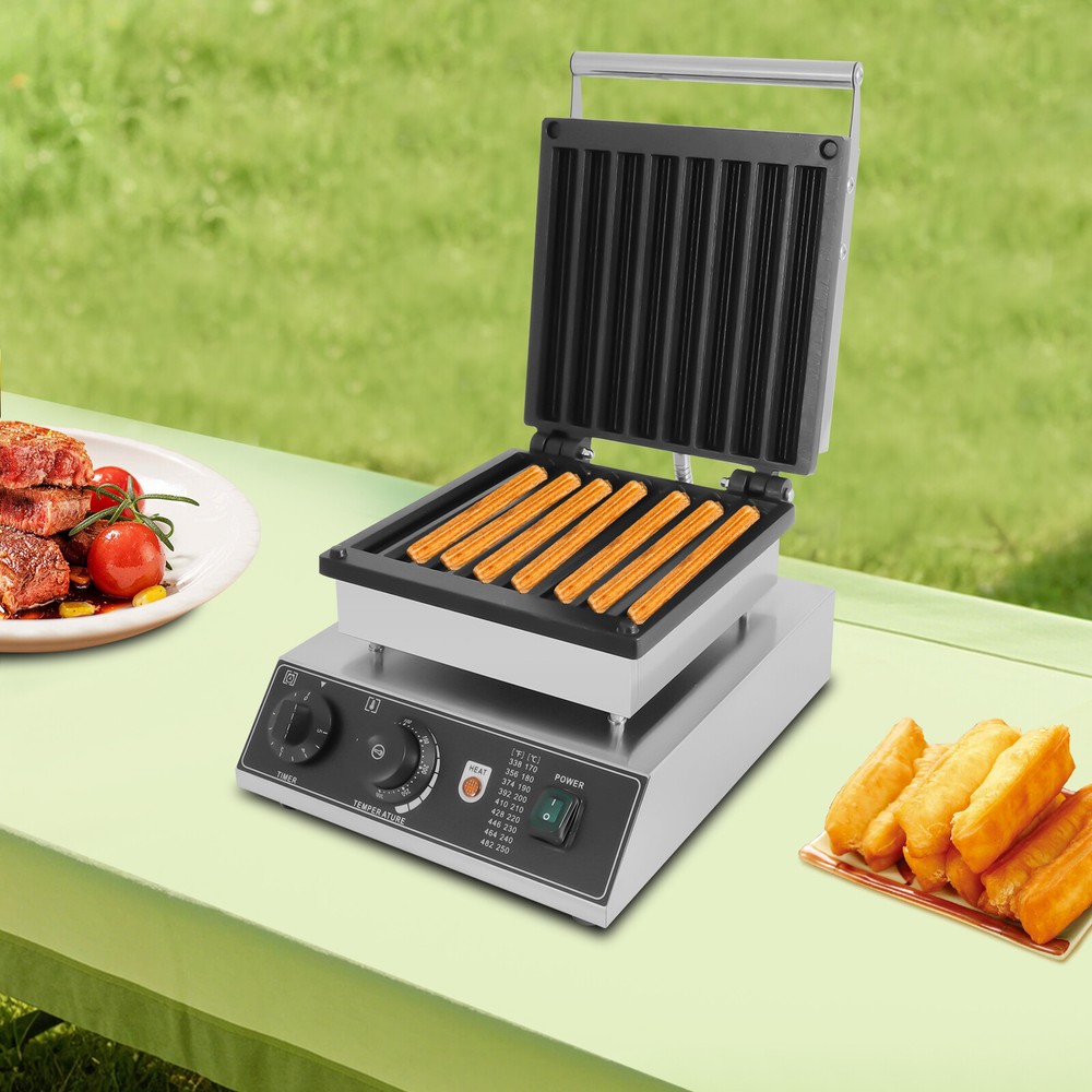 8 Churro Maker Machine Electric Waffle Maker Muffin Machine Baker Machine