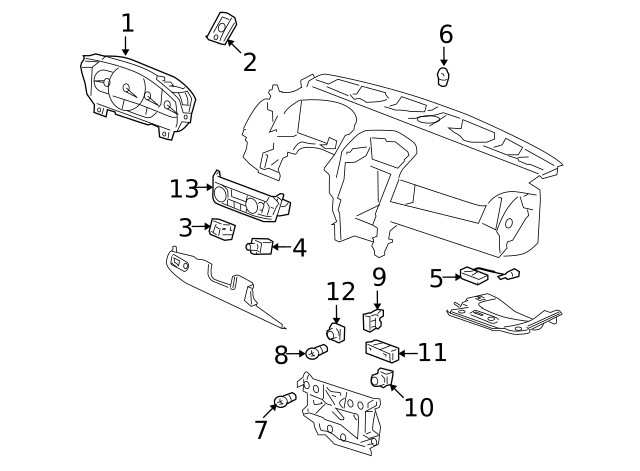 Genuine GM Heater Control 15894095