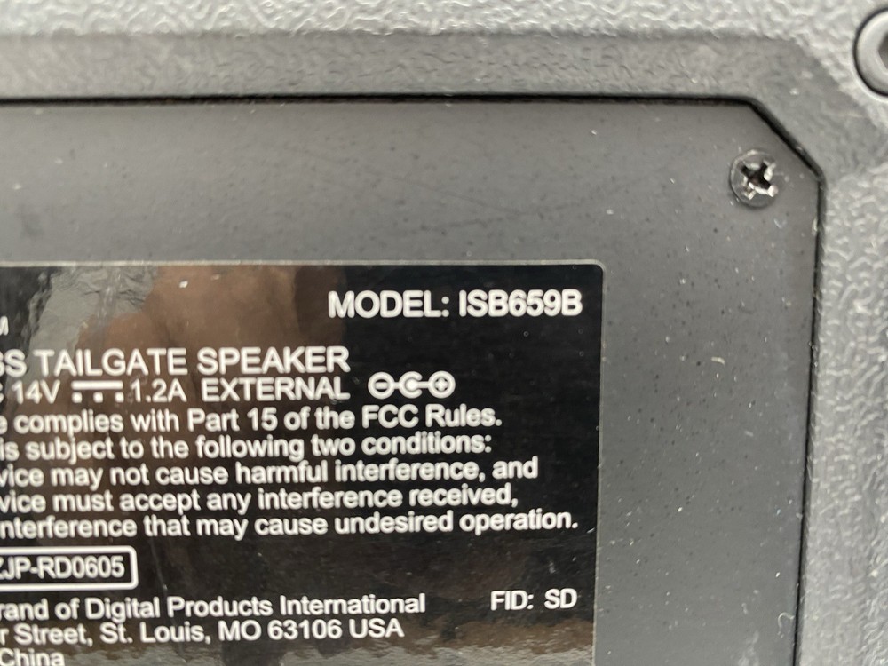 iLive ISB659B Bluetooth Wireless Tailgate Party Roller Speaker