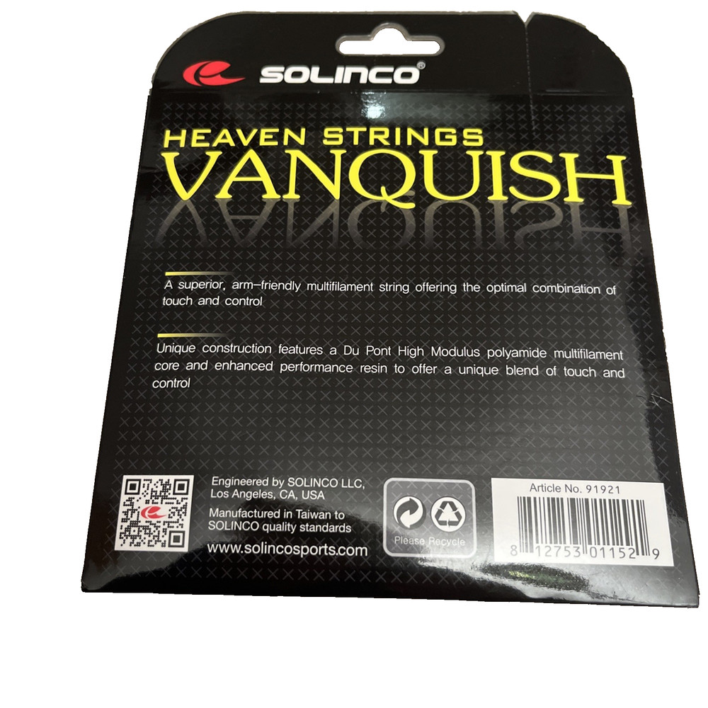 Solinco Vanquish Tennis String 40ft (12.2m)
