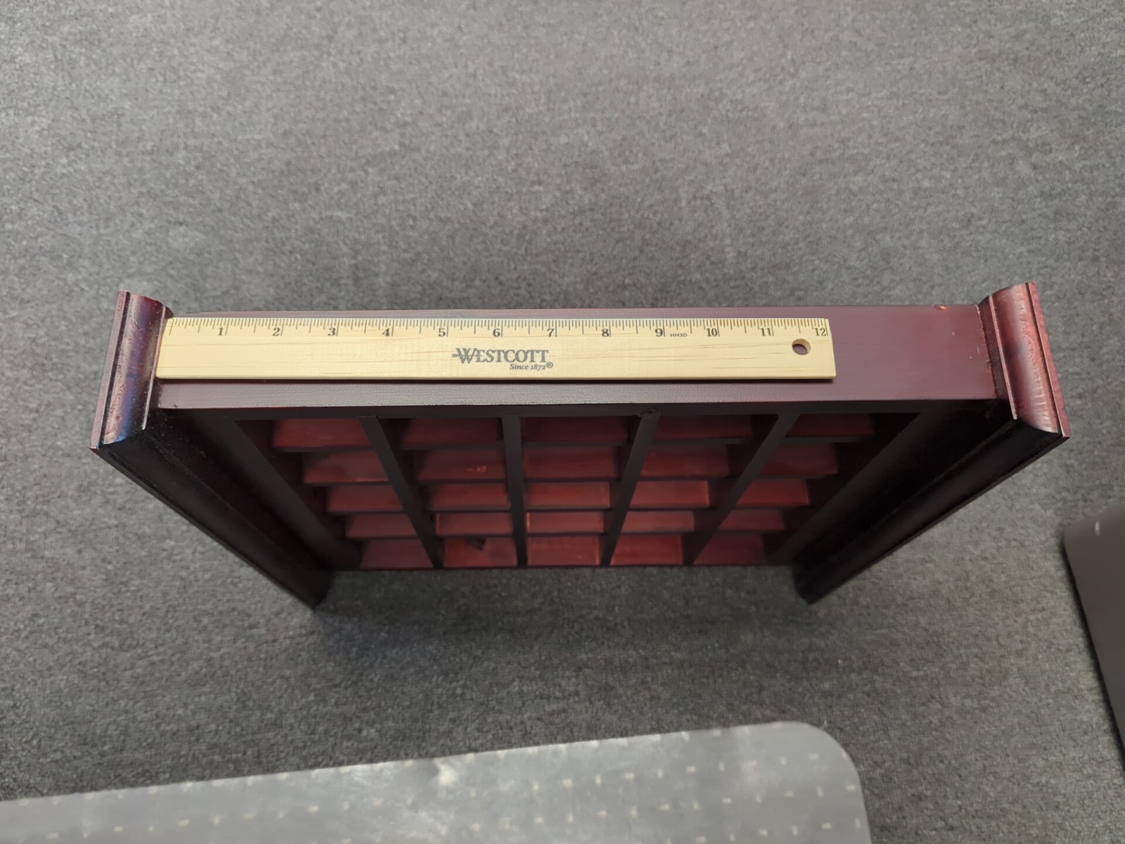 Dark Cherry Golf Ball Display Rack