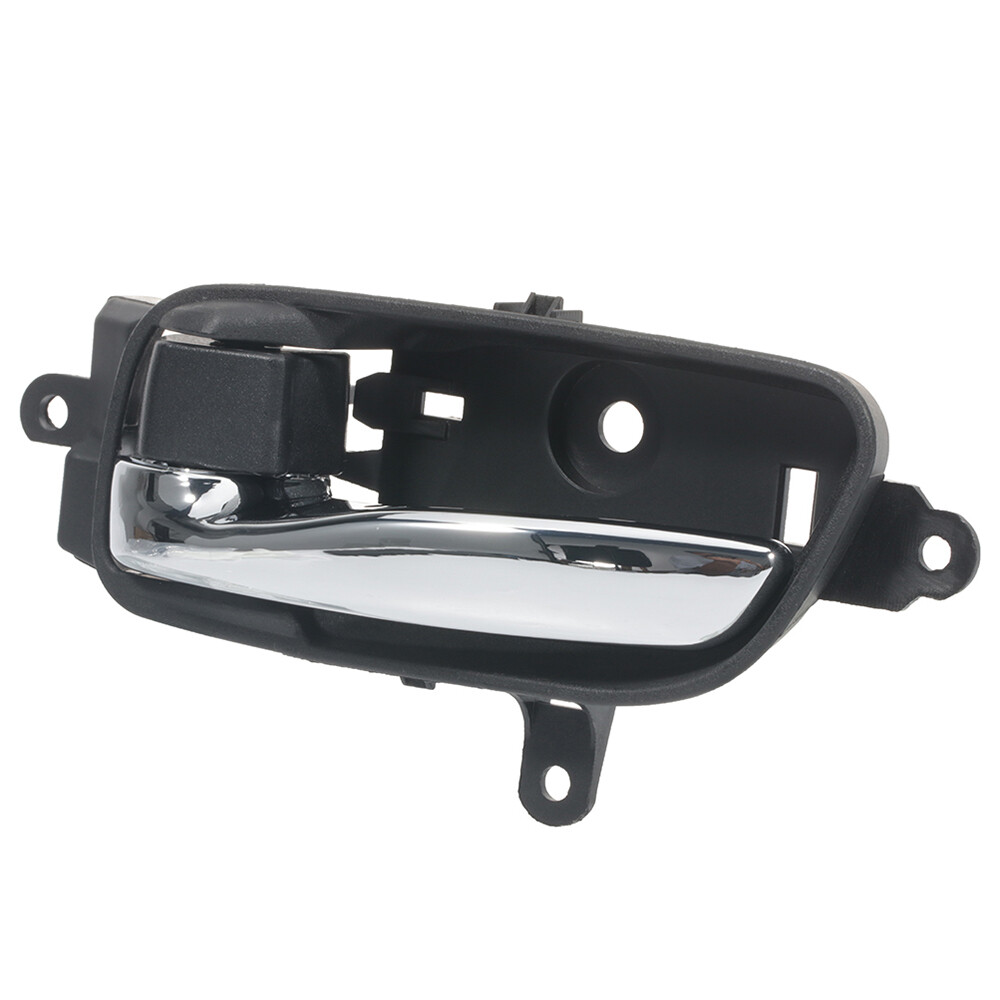 Set/4 for Altima Pathfinder Inner Interior Door Handle Black & Chrome Left Right