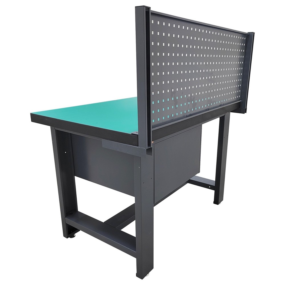 1T Heavy-duty Anti-static Assembly Line Work Table Industrial Workbench 2Drawer