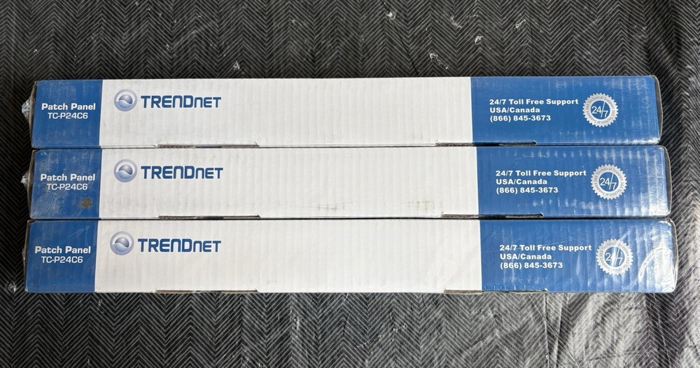 New/Unopened Box Trendnet Patch Panel TC-P24C6