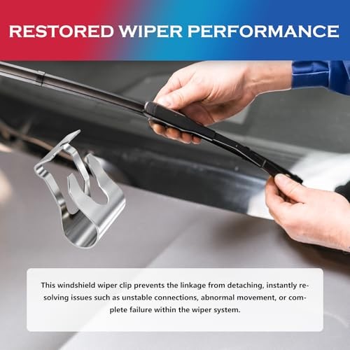 2PCS Windshield Wiper Linkage Clip Stainless Steels,Windshield Wiper Assembly