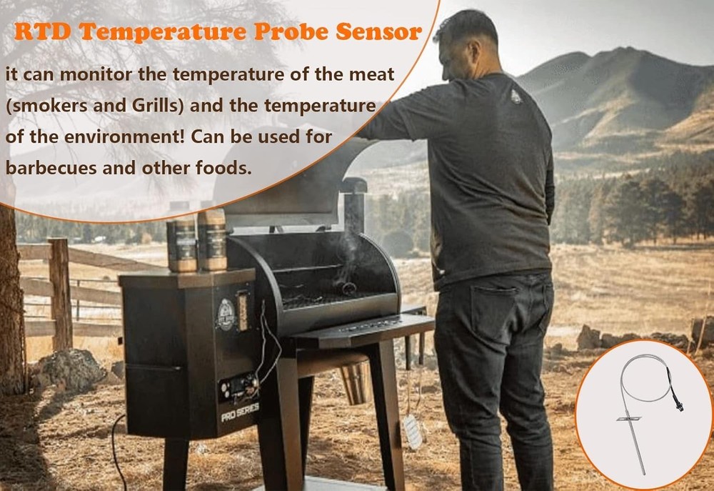 Temp Probe Replacement for Pit Boss Smokers and Grills, Meat Probe Sensor