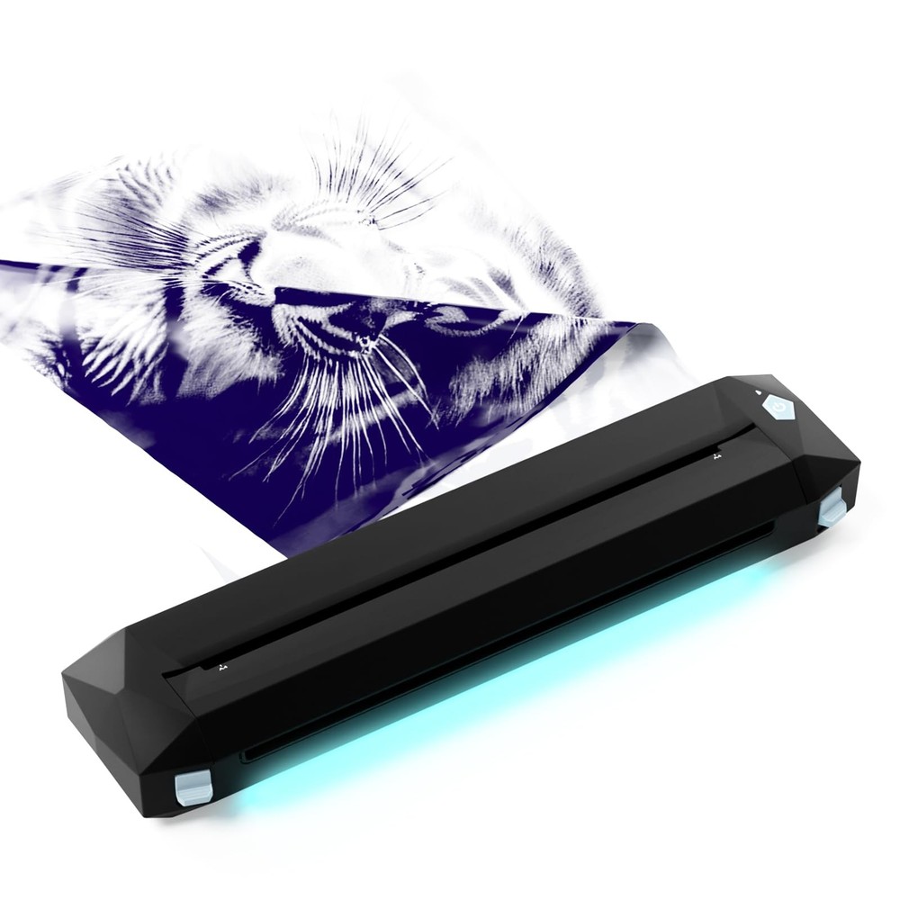KVM Wireless Tattoo Heat Transfer Template Printer with LED Light Clear