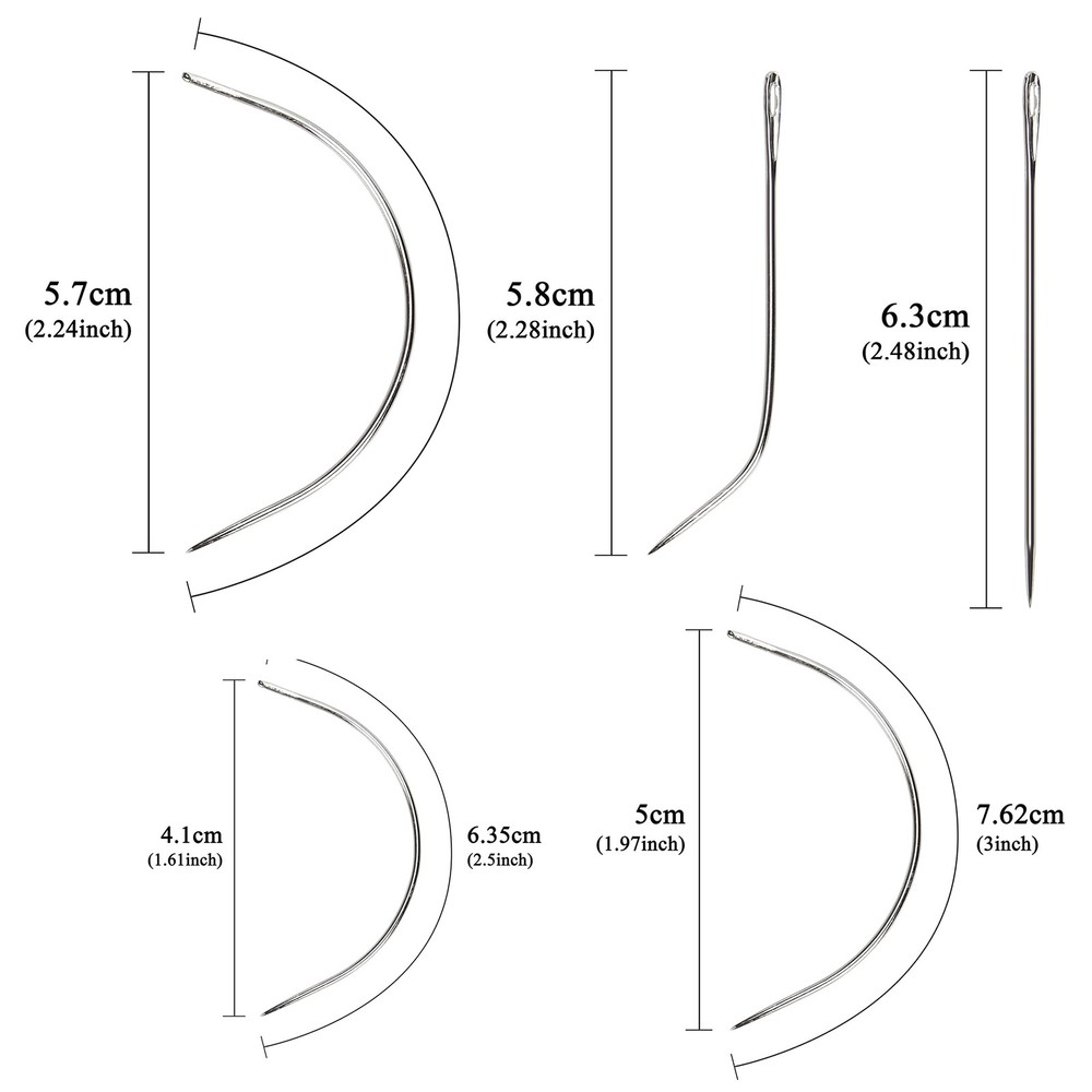Ryalan Weaving Needle Combo Deal Black Thread with 3Thread+10Needle,