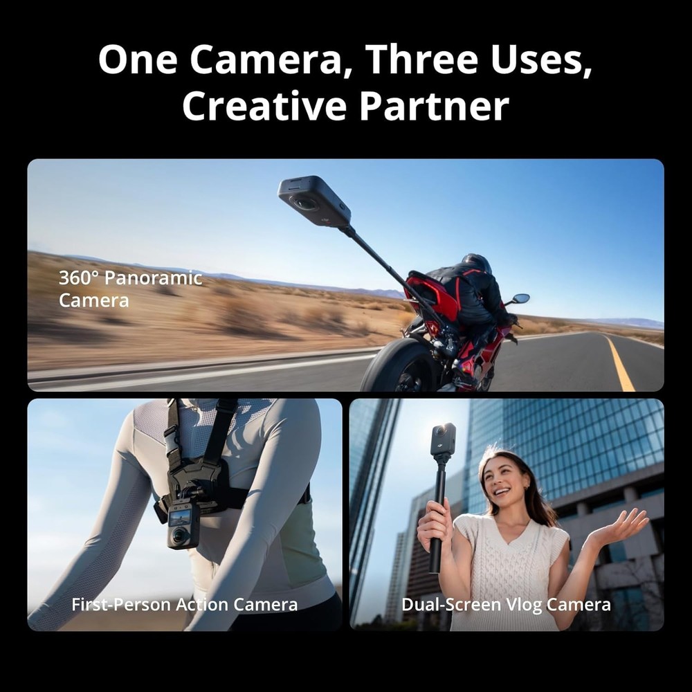 DJI Osmo 360 Camera Standard Combo (Certified Refurbished)