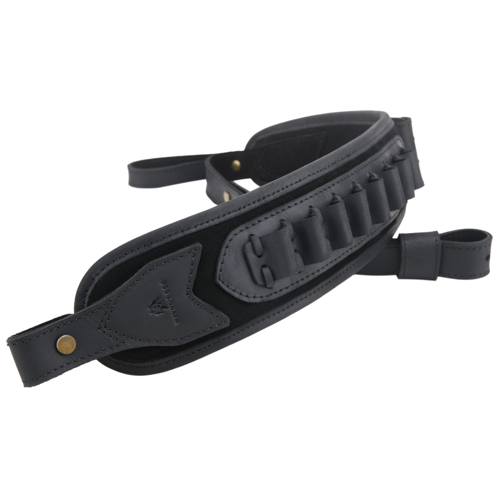 Leather Rifle Carry Sling Shotgun Shoulder Strap for .30-30.22LR 12GA.30-06 .308