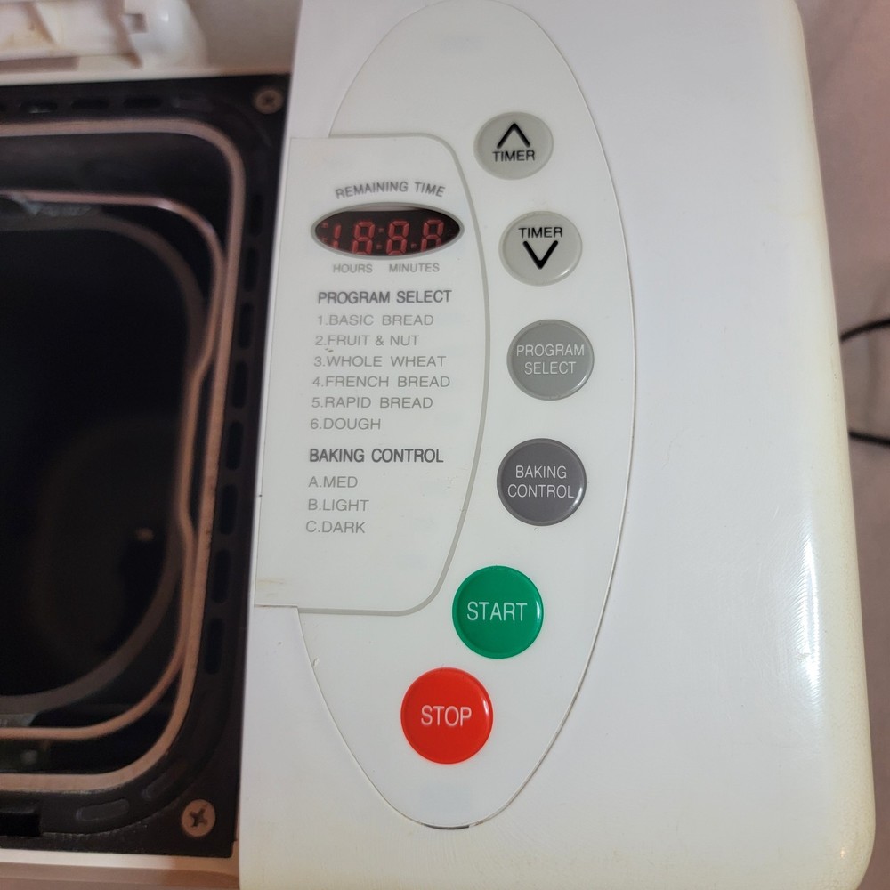 Breadman Automatic Bread Maker TR-400 Tested Works