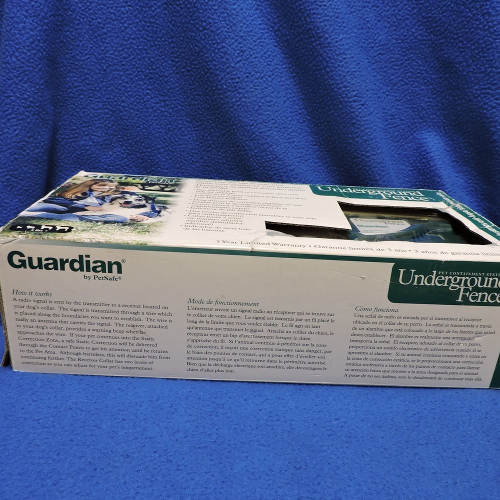 PetSafe Guardian Underground Fence, Collar Receiver , Transmitter, Missing Flags