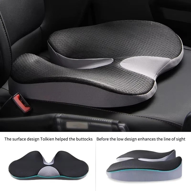 Memory Foam Prostate Cushion Tailbone Sciatica Back Pain Relief Comfy Car Seat