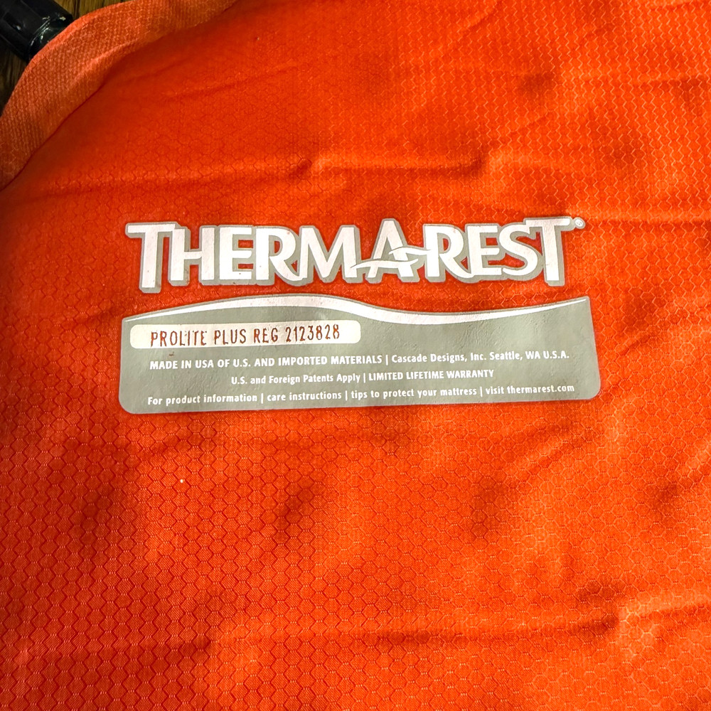 Therm-a-Rest ProLite Plus Self-Inflating Sleeping Pad Regular Used Backpacking