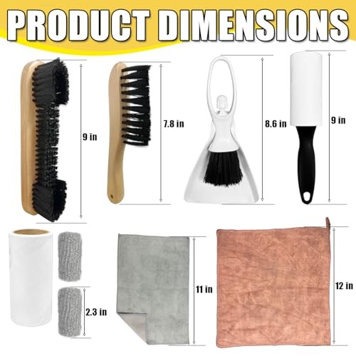 Pool Table Brush Set for Felt, Pool Table Cleaning Tools Set,Billiard Felt