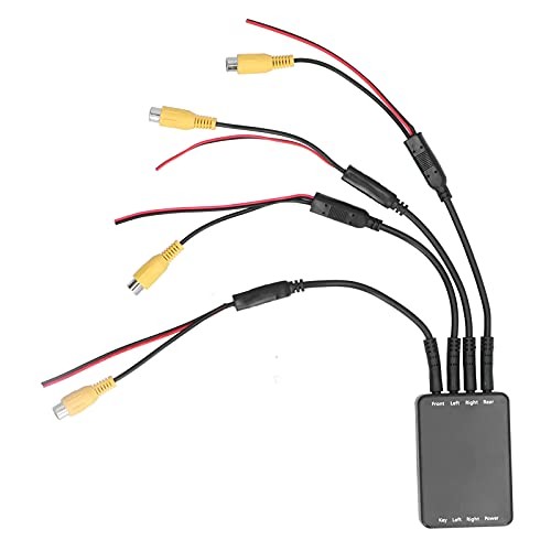 4 Way Car Video Switch Panoramic Camera Control Switch 360° Degree Camera