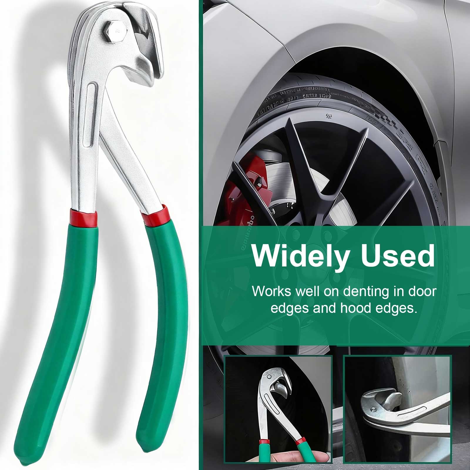 Paintless Dent Repair Pliers Car Door Fender Edge Repair Tool Metal Panel Crimp