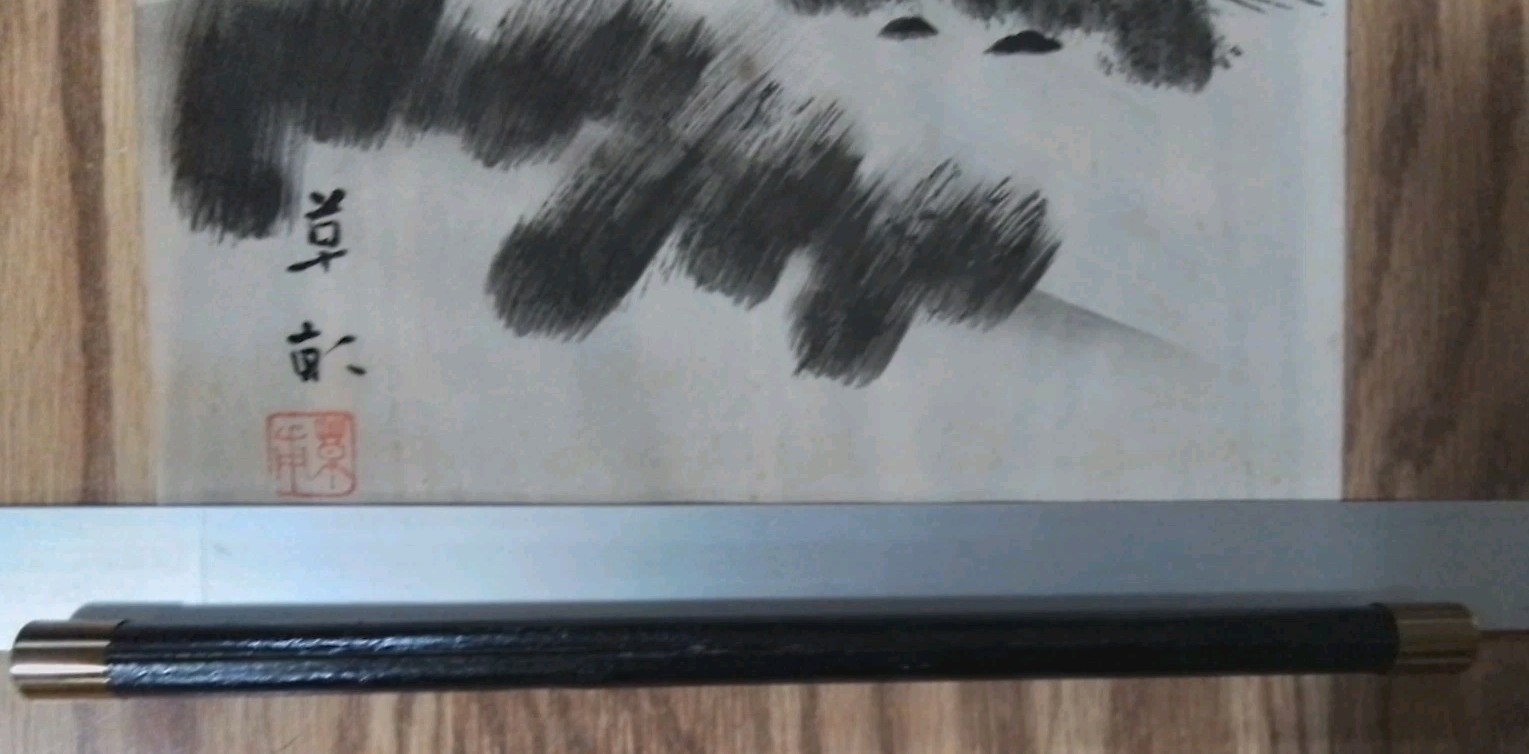 Vintage Japanese Kakejiku Inkwash Paintings 3 Scrolls