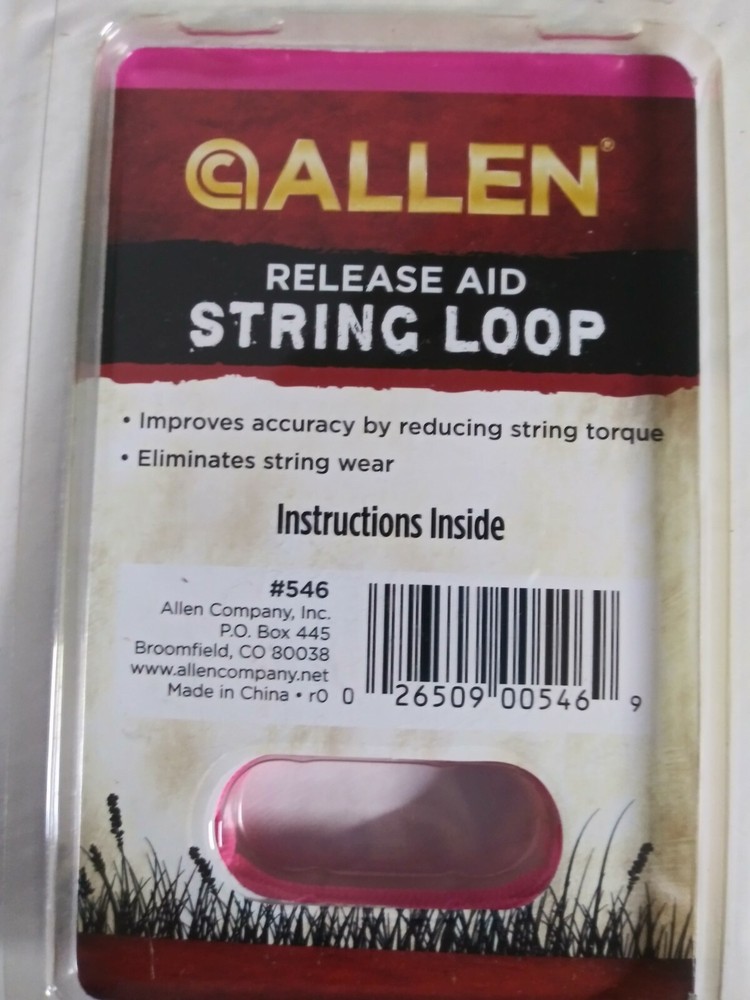 ALLEN Release Aid String Loops pink 3 Pack - 546 Eliminates string wear (T)...