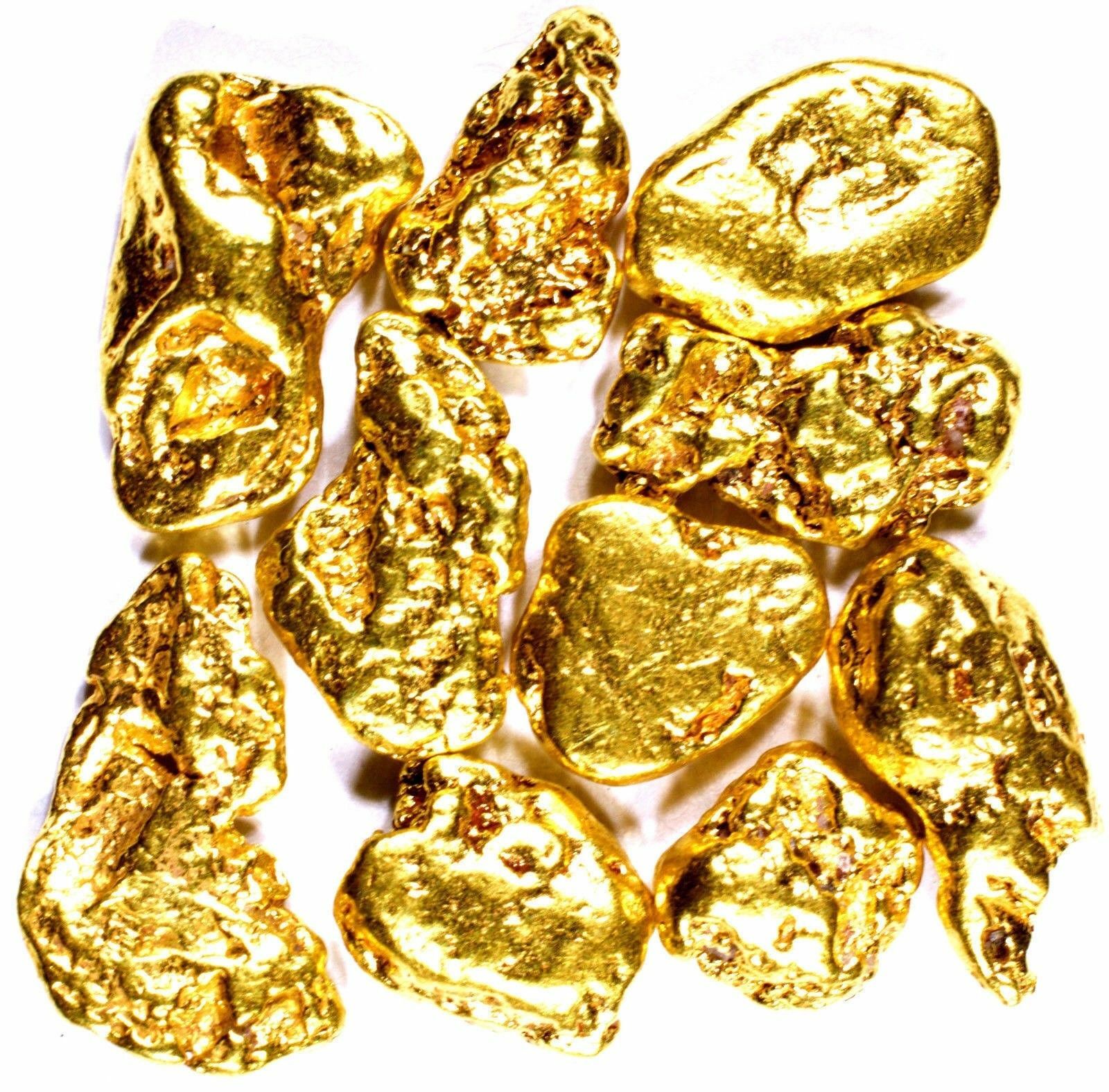 15 PIECE LOT ALASKAN YUKON BC NATURAL PURE GOLD NUGGETS (#L251)