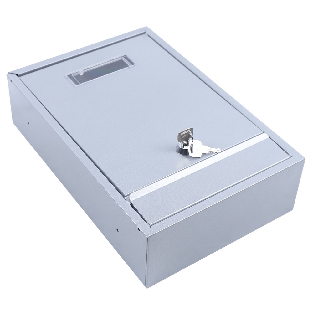Post Mailbox Mail Box Wall Mount Locking Mailboxspaper Letter box Lockable 2 Key