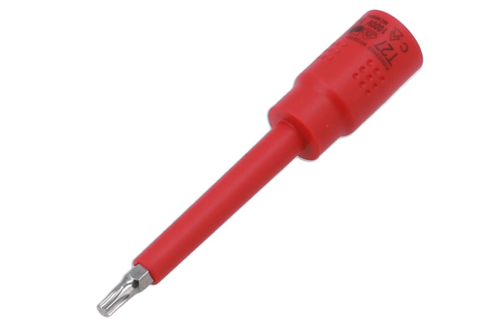 Laser Tools Insulated Extra Long Star Bit Socket 3/8"D T27 8920